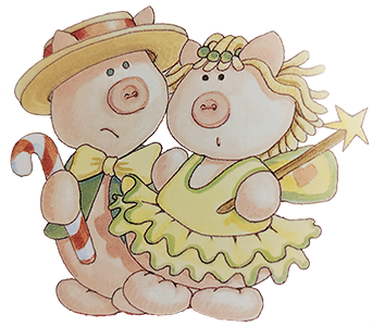 Gentleman and fairy pigs